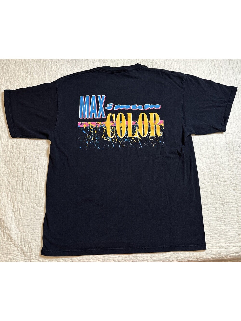 Vintage 90s Charmant Maximum Color Black Promo Shirt Size XL